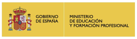 Ministerio de Educación, Formación Profesional y Deportes